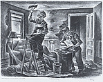 Redecorating, Hugh Botts American, Lithograph