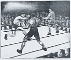 Right Hook, Dayton Brandfield American, Lithograph