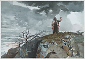 The Eastern Shore, Winslow Homer  American, Color lithograph; watercolor facsimile