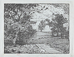 The Back Road, Bolton Brown American, Lithograph