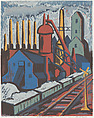 Industrial Works, David Burke American, Serigraph
