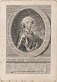 Portrait of Charles III, half length within a roundel, Manuel Salvador Carmona  Spanish, Engraving; proof before letters