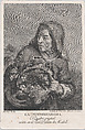 The grape-picker, and elderly woman holding a basket of grapes, after Murillo, Juan Antonio Salvador Carmona  Spanish, Engraving