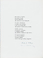 Woman wearing a bodice, hand raised (number 6), Martín Sáez (Spanish, Laredo 1923–1989 Madrid), Sheet folded in half with letterpress title and publication details on front, poem by Coronel Urtecho on inside cover facing the print (etching and sulphur acid)