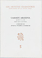 Adam and Eve (number 5), Carmen Arozena (Spanish, La Palma 1917–1963 Madrid), Sheet folded in half with letterpress title and publication details on front, poem by Aymerich on inside cover facing the print (etching)