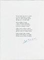 Adam and Eve (number 5), Carmen Arozena (Spanish, La Palma 1917–1963 Madrid), Sheet folded in half with letterpress title and publication details on front, poem by Aymerich on inside cover facing the print (etching)
