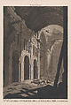 View of the ruins of the interior of the Church of Nuestra Senora del Carmen in Saragossa bombed by the invading French army during the Napoleonic war, Fernando Brambila  Spanish, Etching and aquatint