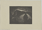 Figures with Sunset (Lithograph #33), William Samuel Schwartz American, Lithograph