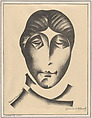 Face (Lithograph #8), William Samuel Schwartz American, Lithograph