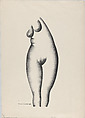 Headless Nude (Lithograph #4), William Samuel Schwartz American, Lithograph