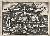 Building with Dome (Lithograph #1), William Samuel Schwartz American, Lithograph