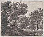 Twilight in the Woods, Anthonie Waterloo  Dutch, Etching; second state of two
