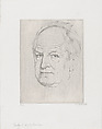 Gerhart Hauptmann, Emil Orlik  Austro-Hungarian, Etching and drypoint; proof