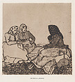 On Sunday (Bohemia), Emil Orlik  Austro-Hungarian, Etching, drypoint