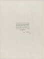 Title Page and Index for Theatrical Portraits from the "Pandora's Box" of Frank Wedekind, Emil Orlik (Austro-Hungarian, Prague 1870–1932 Berlin), Lithograph