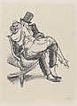 Eysoldt as Lulu and Krauss as Schigolch, Emil Orlik  Austro-Hungarian, Lithograph