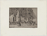 Lille: Ruine, Ernst Oppler  German, Etching
