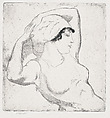 Female Figure (Frauengestalt), Emil Orlik  Austro-Hungarian, Etching