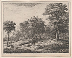 Shepherd Asleep on a Hummock, Anthonie Waterloo  Dutch, Etching; second state of three