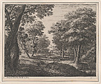 A Path Through the Woods, Anthonie Waterloo  Dutch, Etching; third state of three