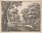 A Path Through the Woods, Anthonie Waterloo  Dutch, Etching; second state of three