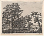 A Farmhouse Beside the Water, Anthonie Waterloo  Dutch, Etching; third state of three