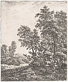 Landscape with Mercury and Argus, from the Series of Six Mythological Scenes, Anthonie Waterloo (Dutch, Lille 1609–1690 Utrecht), Etching; second state of two.