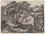 The Mill in the Woods, Anthonie Waterloo  Dutch, Etching; second state