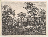 The Gateway, Anthonie Waterloo Dutch, Etching; second state