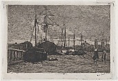 Rotterdam, Willem de Zwart Dutch, Etching, drypoint, and plate tone