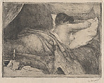Sleeping Nude, Willem de Zwart Dutch, Etching and plate tone