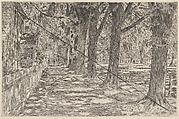 Easthampton, Childe Hassam American, Etching; proof from cancelled plate
