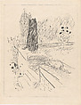 Cat on a Balcony, from "Dingo" by Mirabeau, Pierre Bonnard French, Etching; proof