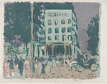 The Boulevards, Pierre Bonnard  French, Color lithograph