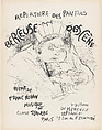 Obscene Lullaby, Pierre Bonnard French, Lithograph