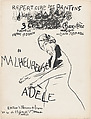 Poor Adèle, Pierre Bonnard  French, Lithograph
