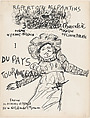 The Land of Touraine, Pierre Bonnard  French, Lithograph