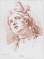 Dido, Louis Marin Bonnet  French, Crayon manner in red