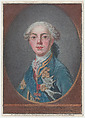 Louis-Stanislas-Xavier de France, Comte de Provence, Louis Marin Bonnet French, Pastel manner