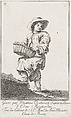 Young Vendor, Matthieu Oesterreich, Etching and engraving