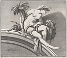 Allegory of Africa, from "The Four Continents", Johann Justin Preissler  German, Engraving