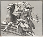 Allegory of Asia, from "The Four Continents", Johann Justin Preissler  German, Engraving