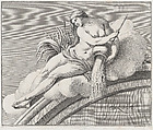 Water, from "The Elements", Johann Justin Preissler  German, Engraving
