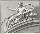 Allegory of America, from "The Four Continents", Johann Justin Preissler  German, Engraving
