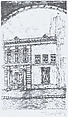 Childhood Home of General de Gaulle, Lille, France, Fernand Bourguignon  French, Lithograph
