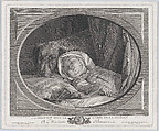 Innocence Guarded By Faithfulness, Nicolas Ponce  French, Etching and engraving