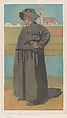 Peasant, Bernard Boutet de Monvel  French, Etching and aquatint, color printed à la poupée