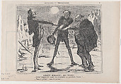 Serment Renouvelé...des Suisses, from Locataires et Propriétaires, published in Le Charivari, September 29, 1856, Honoré Daumier  French, Lithograph; second state of two (Delteil)