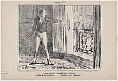 Un Directeur de n'Importe quel Théâtre, from "Croquis d'Été", Honoré Daumier  French, Lithograph; second state of two (Delteil)