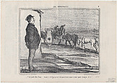 C'est peut-être bon...mais c'est égal..., from Les Hippophages, published in Le Charivari, October 23, 1856, Honoré Daumier  French, Lithograph; second state of two (Delteil)
